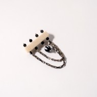 Black Chain Unisex Tribal Brooch