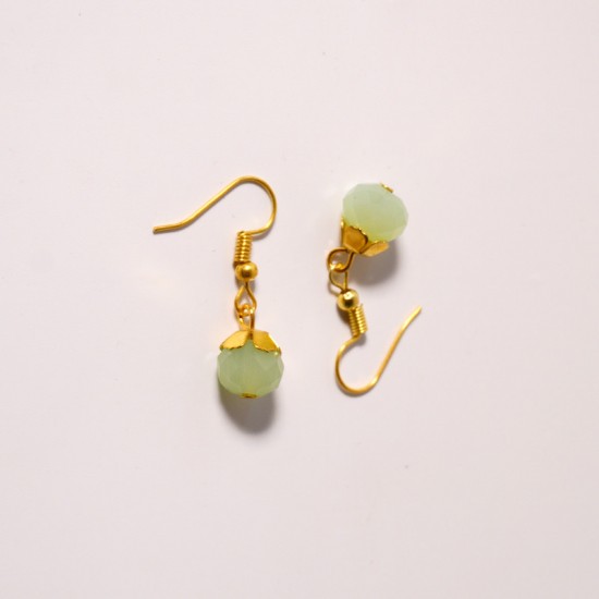 Buy Gold-Toned & Green Earrings for Women by Crunchy Fashion Online |  Ajio.com